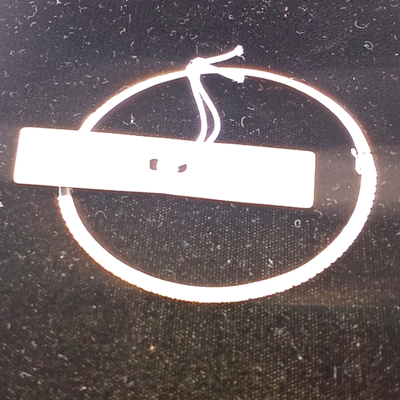 Nordstrom Silver Cubic Zirconia Bangle Bracelet - Picture 3 of 13